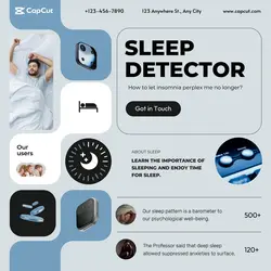 Medical Sleep monitor Exhibit Simple