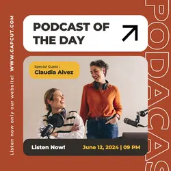 Brown Modern Podcast Event Instagram Post