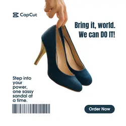 Minimal Design - Women Sandals Instagram Post