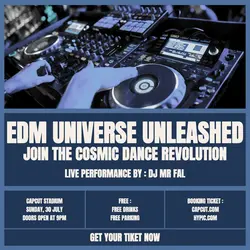 EDM DJ Entertainment Instagram Post