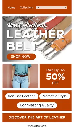 Fashion Leather Belt Promotion