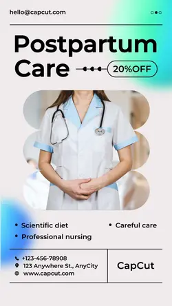 Medical Postpartum promotion  business