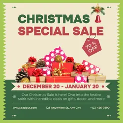 Christmas Promotional Banner