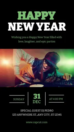 Happy Newyear Instagram Story