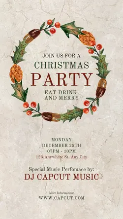 Christmas Invitations Instagram Story