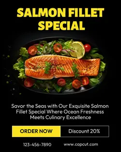 Food & Beverage Salmon Fillet Special Instagram Portrait