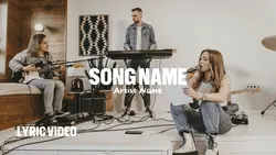 Lyric Video Cover YouTube Thumbnail - Reaction