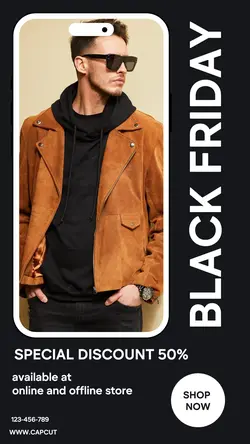 FASHION SALE BLACK FRIDAY INSTAGRAM POST