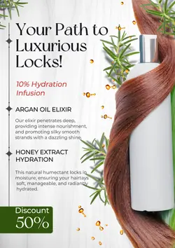 Haircare Product Display Flyer