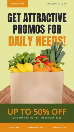 Grocery Promotion Instagram Story