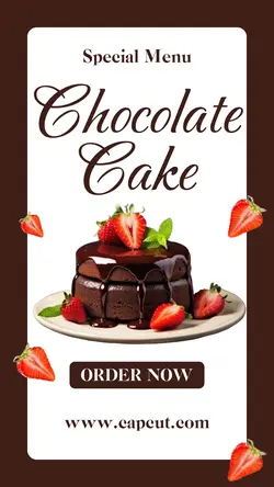 Chocolate Cake Promotion Instagram Story