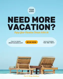 Other industries Simple Vacation Instagram Post