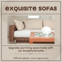 Exquisite Sofa Product Instagram Post