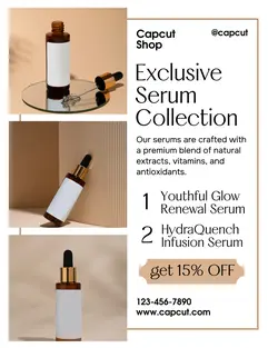 Beauty Serum Collection Promotion Instagram Portrait