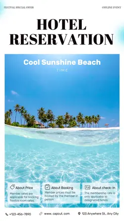 Travel&Hotel booking for business with minimalist