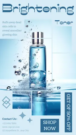 Beauty Toner Promotion Instagram Story