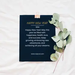 Happy New Year Greetings Linkedin Post