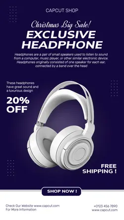 Christmas Electronic Sale Instagram Story