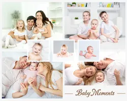 Non - Marketing Baby Moments Photo Collage