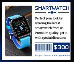Electronics Industry Smartwatch Promotion Facebook Post