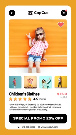 5 Multi-product Image + Children's Clothes Promotion