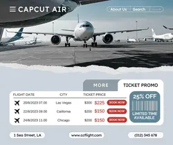 Other Industry Travel Ticket Promo Facebook Post