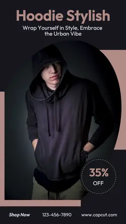 Fashion Hoodie Stylish Instagram Story