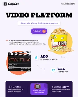 Entertainment Video platform Forecast Cute