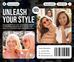 Fashion Sunglasses Promotion Facebook Post