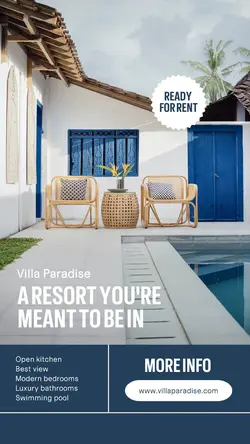 Villa paradise instagram story