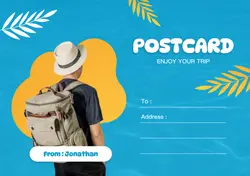 Non-marketing Postcard Travel