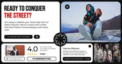 Fashion Streetwear Discount Offer Facebook Ad Post