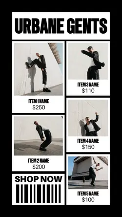 Multi images Product Fashion - Black Style