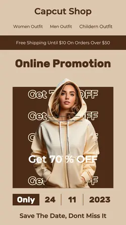 Fashion Online Promotion Instagram Story