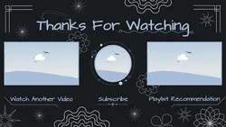 Non-Marketing Youtube Endscreen - Geometric Lines