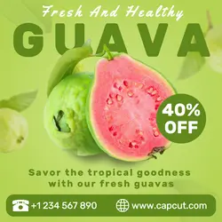 Fresh And Healthy Guava Promotion Instagram Post