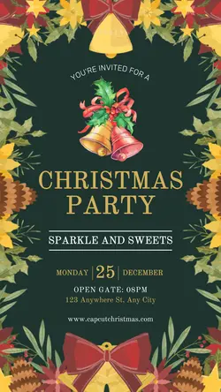Christmas Invitations Card Instagram Story