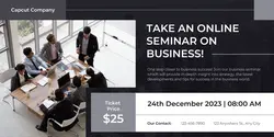 Business Seminar LinkedIn Company Banner