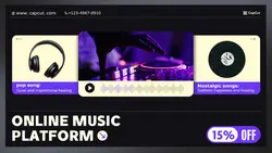 entertainment online music  Promotion trend