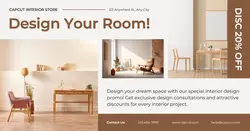 Interior Design Service Facebook App Ad