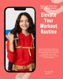 Workout & Fitness Product display