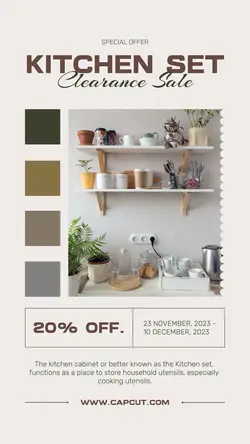 Household Accessories & Furniture Kitchen Set Sale