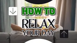 How To Relax Your Day Vlog Youtube Thumbnail