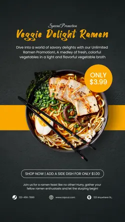 Ramen Promotion - Instagram Story