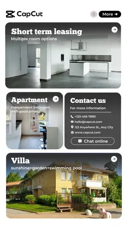 Housing rental residence introduceuce simple style