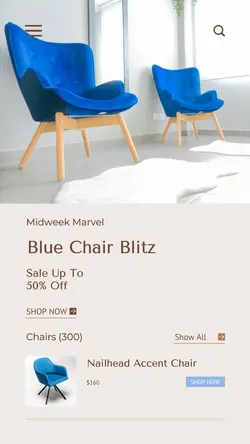 Furniture Shop Mobile Template