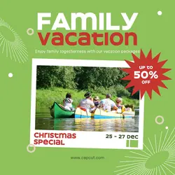 Christmas Vacation Instagram Post