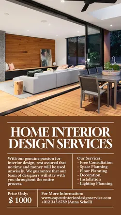 Home Interior Design Services Instagram Story