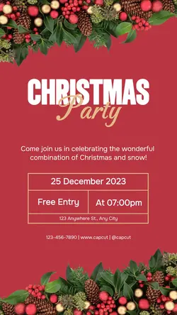 Other Industries Christmas Party Instagram Story