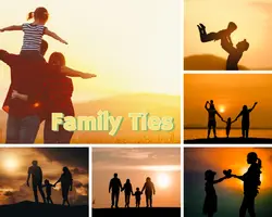 Non-marketing Photo collage Family Ties